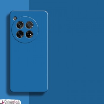 Liquid Air silikoninis dėklas su kameros apsauga - mėlynas (Oneplus 12 5G)